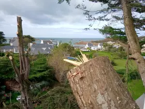 Jolie vue sur le bord de mer